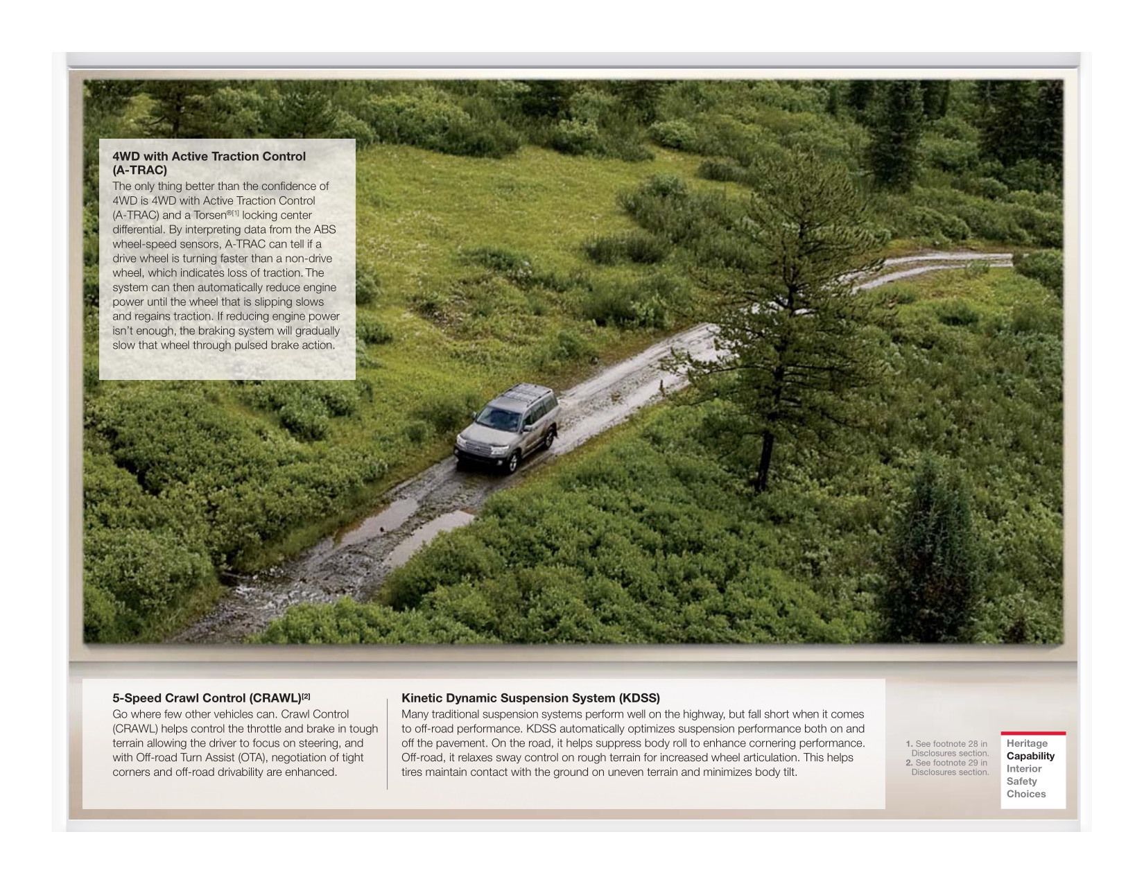 2014 Toyota Land Cruiser Brochure Page 5